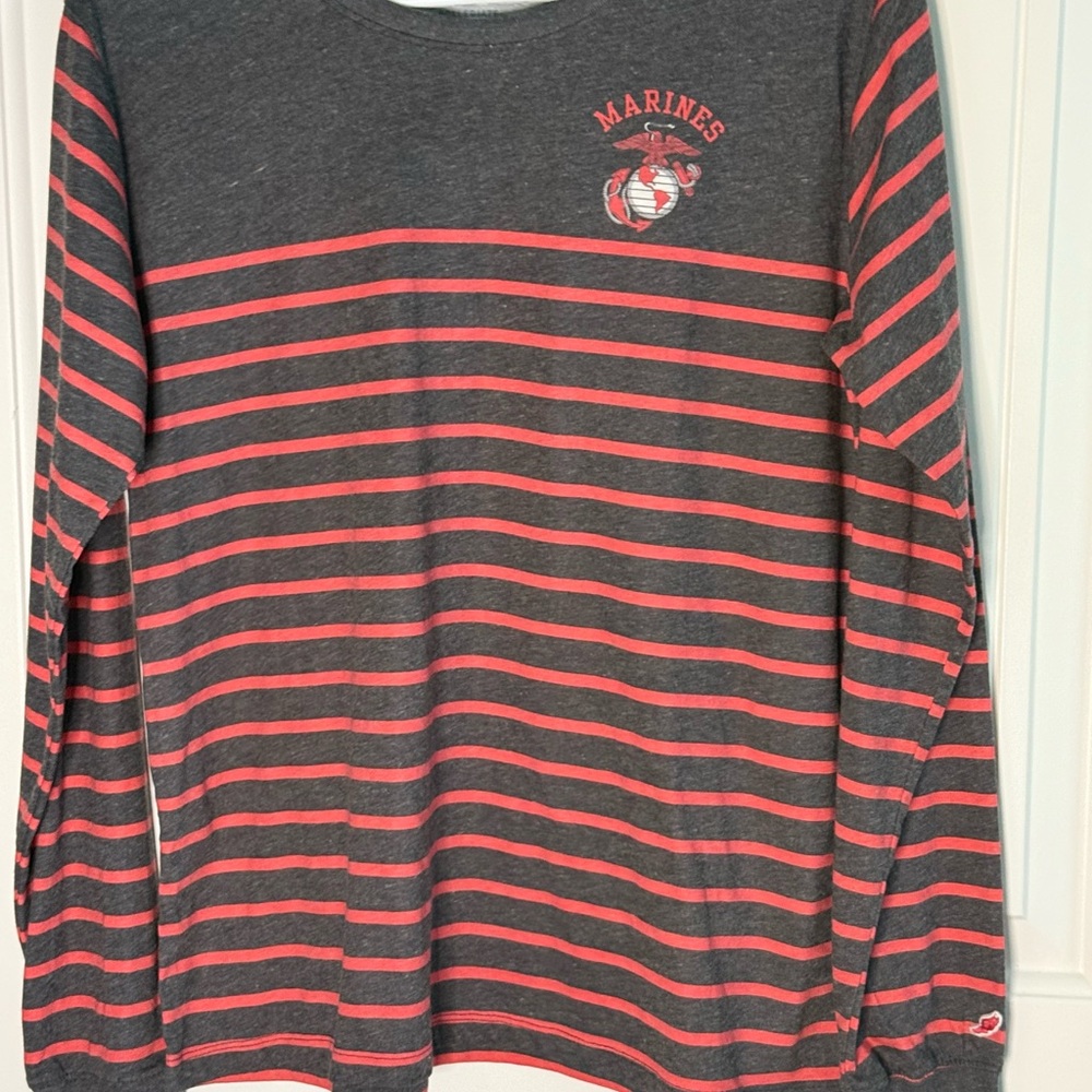 Marines - League Collegiate Outfitters Gray Shirt - Large